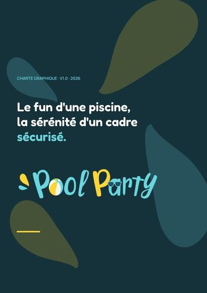 Charte graphique Pool Party — identité visuelle